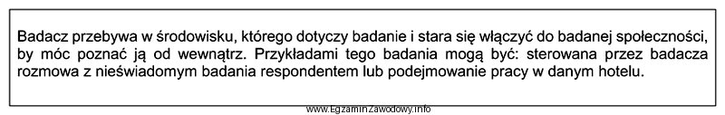 Którego badania dotyczy przedstawiona charakterystyka?