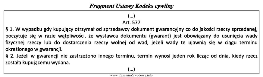 Kupujący zgłosił w dniu 31.11.2014 r. wadliwość towaru 