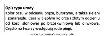 Którego kolorystycznego typu urody dotyczy opis?