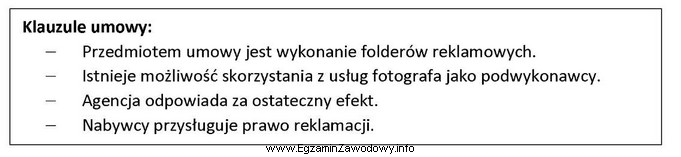 Jaką formę powinna mieć umowa między agencją a nabywcą 