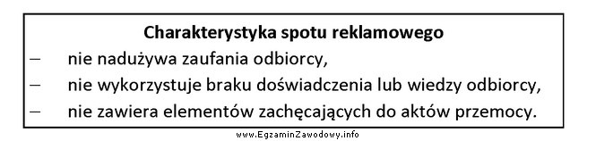 Zasady podane w załączonej charakterystyce zostały zapisane 