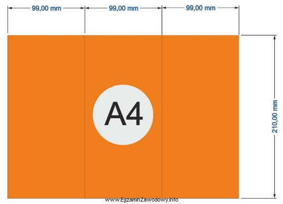 Który format ulotki otrzyma pracownik agencji reklamowej po zł