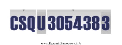 Intermodalną jednostką ładunkową, oznaczoną zgodnie ze standardami ISO 6346 w 