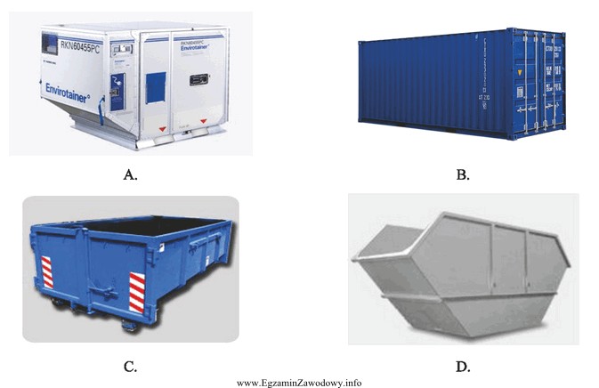 Do przewozu ładunku w transporcie lotniczym stosowany jest kontener 