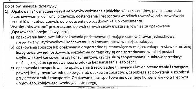 Gospodarkę opakowaniami (a także ich odpadami) w krajach Unii 