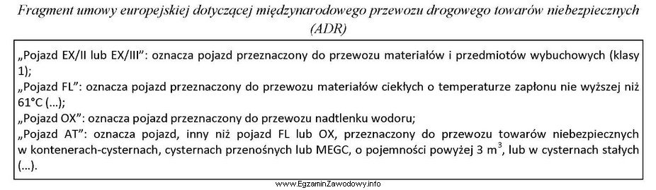 Korzystając z zamieszczonego fragmentu umowy określ oznaczenie pojazdu 