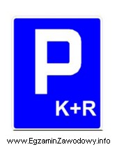 Przedstawiony znak informuje o parkingu dla osób, które