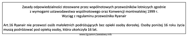 Dzieci, które w dniu wylotu nie ukończyły 5 