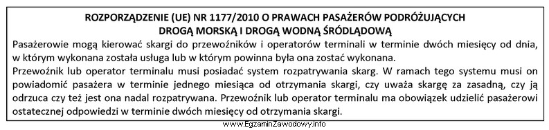 6 czerwca 2018 r. pasażer złożył osobiście skargę 