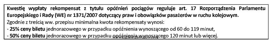 Pociąg EIP z Warszawy do Gdańska przyjechał z 