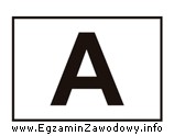 Przedstawione na rysunku oznakowanie umieszczone na pojeździe informuje o