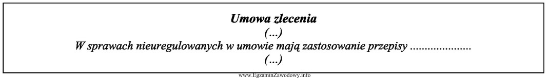 Do którego kodeksu powinien odsyłać zapis umieszczony w 