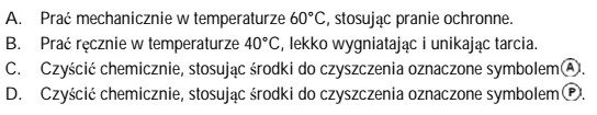 Który sposób konserwacji żakietu damskiego wykonanego z 