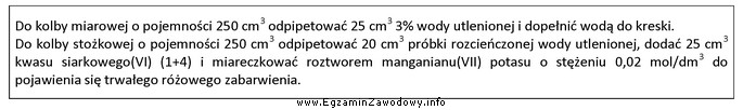 Rolę wskaźnika w oznaczeniu opisanym w ramce pełni