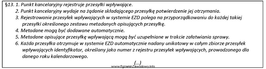 Zamieszczony w ramce tekst to fragment