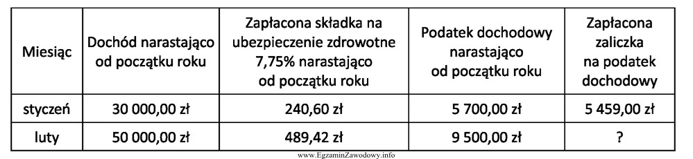 Osoba fizyczna prowadzi działalność gospodarczą opodatkowaną podatkiem dochodowym 