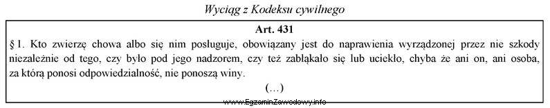 Elżbieta Górecka jest właścicielką psa, któ