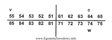 Na polecenie lekarza dentysty asystentka wypełniła diagram zę