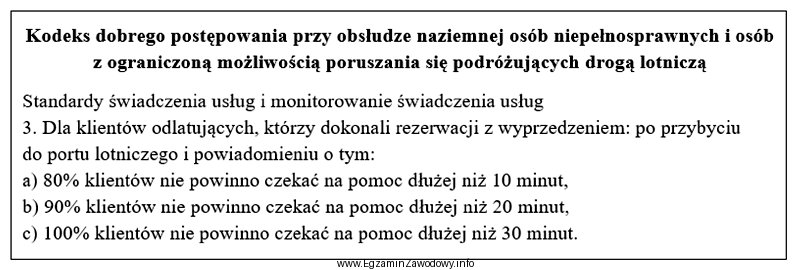 Pasażer niepełnosprawny, który wcześniej zarezerwował pomoc 