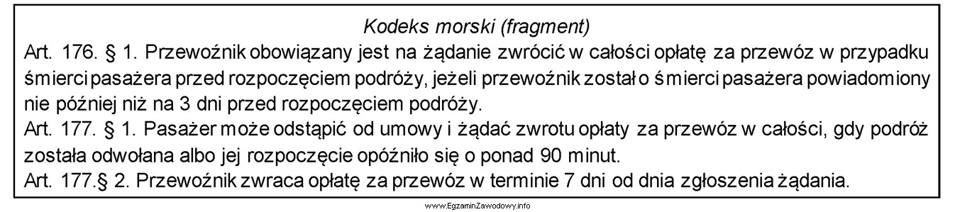 Pasażer posiada bilet na podróż promem z Gdań