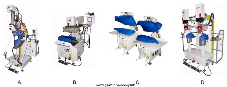 Którą z przedstawionych maszyn prasowalniczych stosuje się do wykonania 
