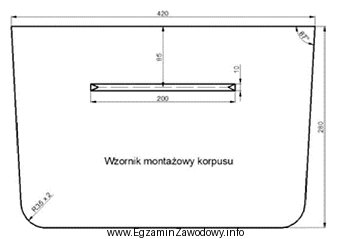 Przedstawiony rysunek wzornika to rysunek