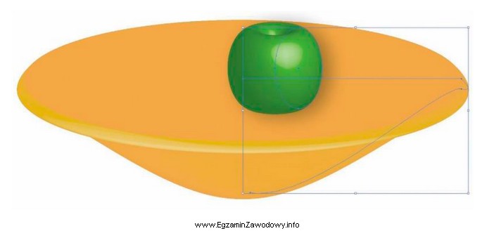 Który efekt trzeba zastosować do utworzenia widocznej na ilustracji 