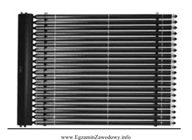 Na rysunku przedstawiono kolektor płaski