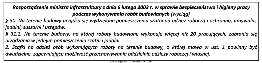 Na podstawie przedstawionego wyciągu z rozporządzenia określ, 