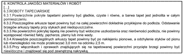 Na podstawie fragmentu specyfikacji technicznej określ, w jaki sposó