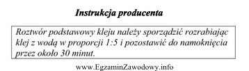 Na podstawie instrukcji producenta określ, w jakiej ilości 