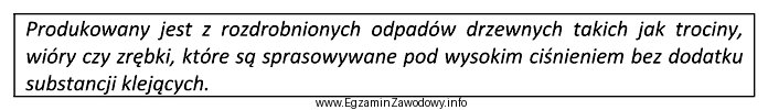 Które źródło energii zostało opisane w 