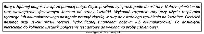 Które połączenie stosowane w instalacjach wodociągowych 