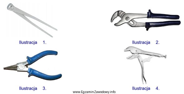 Na której ilustracji przedstawiono narzędzie przeznaczone do ł