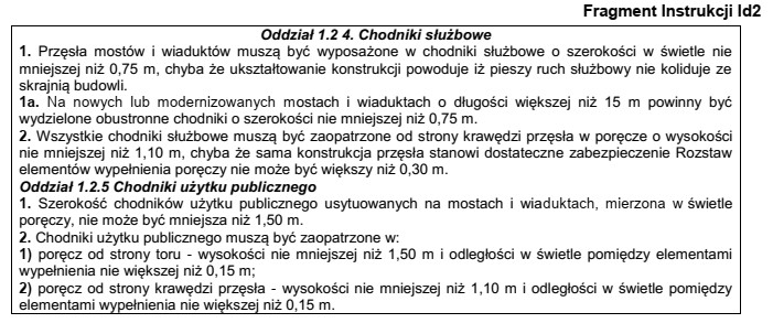 Zgodnie z fragmentem Instrukcji Id2 maksymalna odległość w 