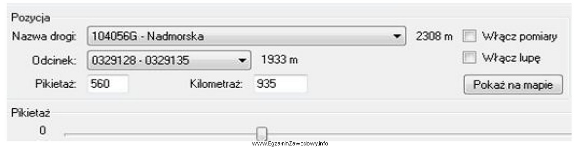 Z zamieszczonego fragmentu elektronicznego zapisu zarejestrowanego w trakcie przeprowadzania inwentaryzacji 