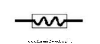 Na rysunku przedstawiono umowne oznaczenie graficzne