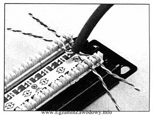 Na rysunku przedstawiono patchpanel - nieekranowany panel krosowy kategorii 5E, 