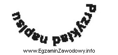 W programie INKSCAPE / COREL aby uzyskać przedstawiony efekt napisu, należ