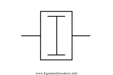 Przedstawiony symbol graficzny jest oznaczeniem