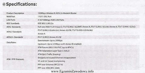 Na podstawie fragmentu karty katalogowej wskaż, z jaką maksymalną prę