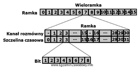 Struktura ramki którego systemu jest przedstawiona na rysunku?