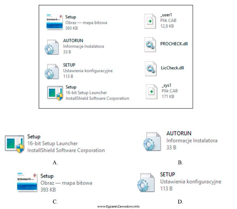 Który plik należy wykorzystać do zainstalowania programu do 
