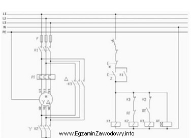 Na schemacie zamieszczono układ zapewniający