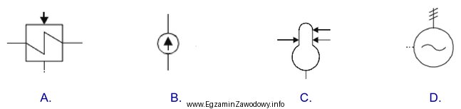 Który symbol graficzny dotyczy podgrzewacza wody?