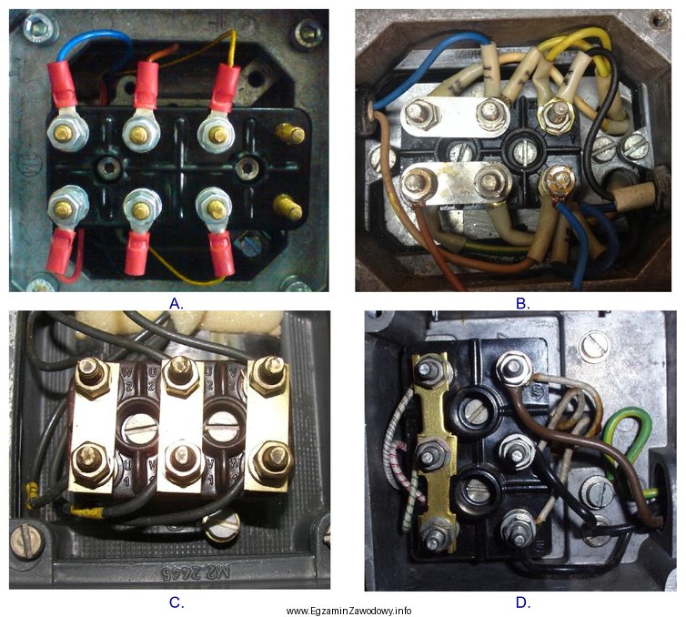 Uzwojenia silnika powinny być połączone w gwiazdę. Któ
