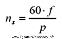 Korzystając z podanego wzoru, określ jaką częstotliwoś