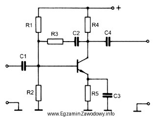 Jaką rolę pełni rezystor R3 w układzie przedstawionym 