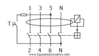 Na rysunku przedstawiono schemat elektryczny