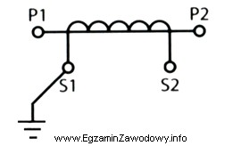 Urządzenie elektryczne, którego schemat uzwojeń zamieszczono na rysunku, 